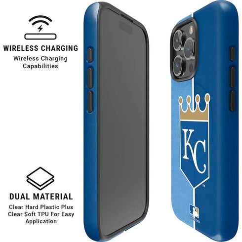 MLB Kansas City Royals Split iPhone 16 Pro Magsafe Impact Case